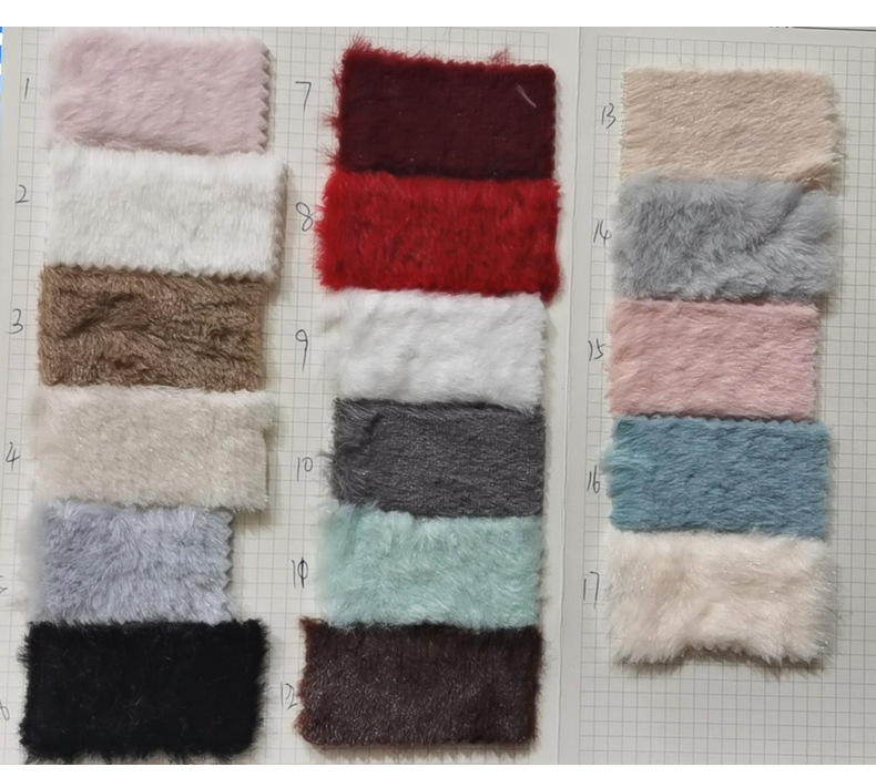 现货小兔毛长毛绒仿兔绒面料服装绒布玩具宠物单边毛绒布料详情13