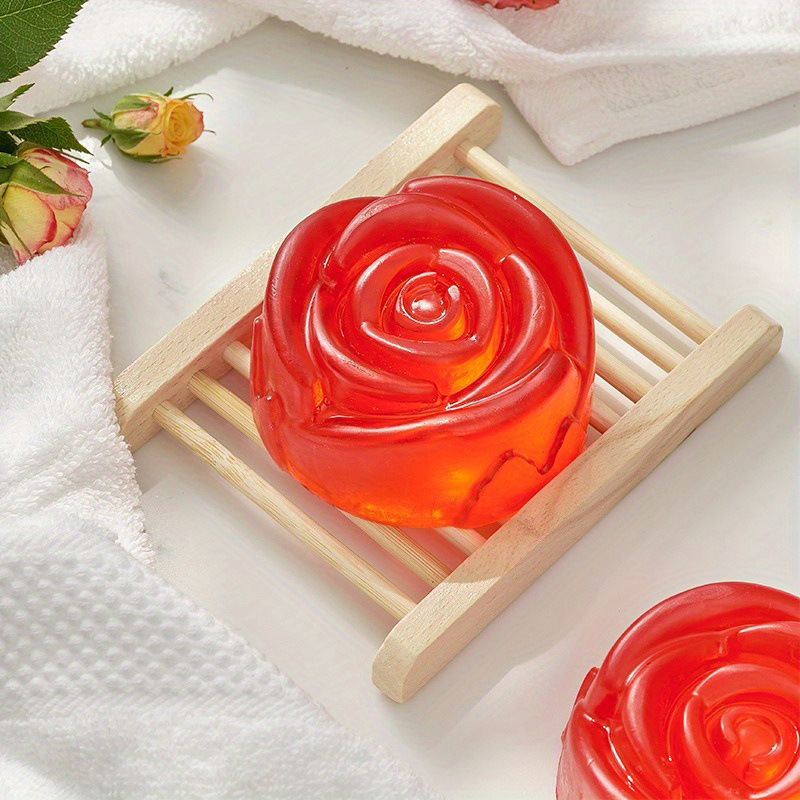 maxi limpiorose rose essential oil Soap is a long-lasting, moisturizing and hydrating handmade soap for washing, bathing and cleansing details Picture