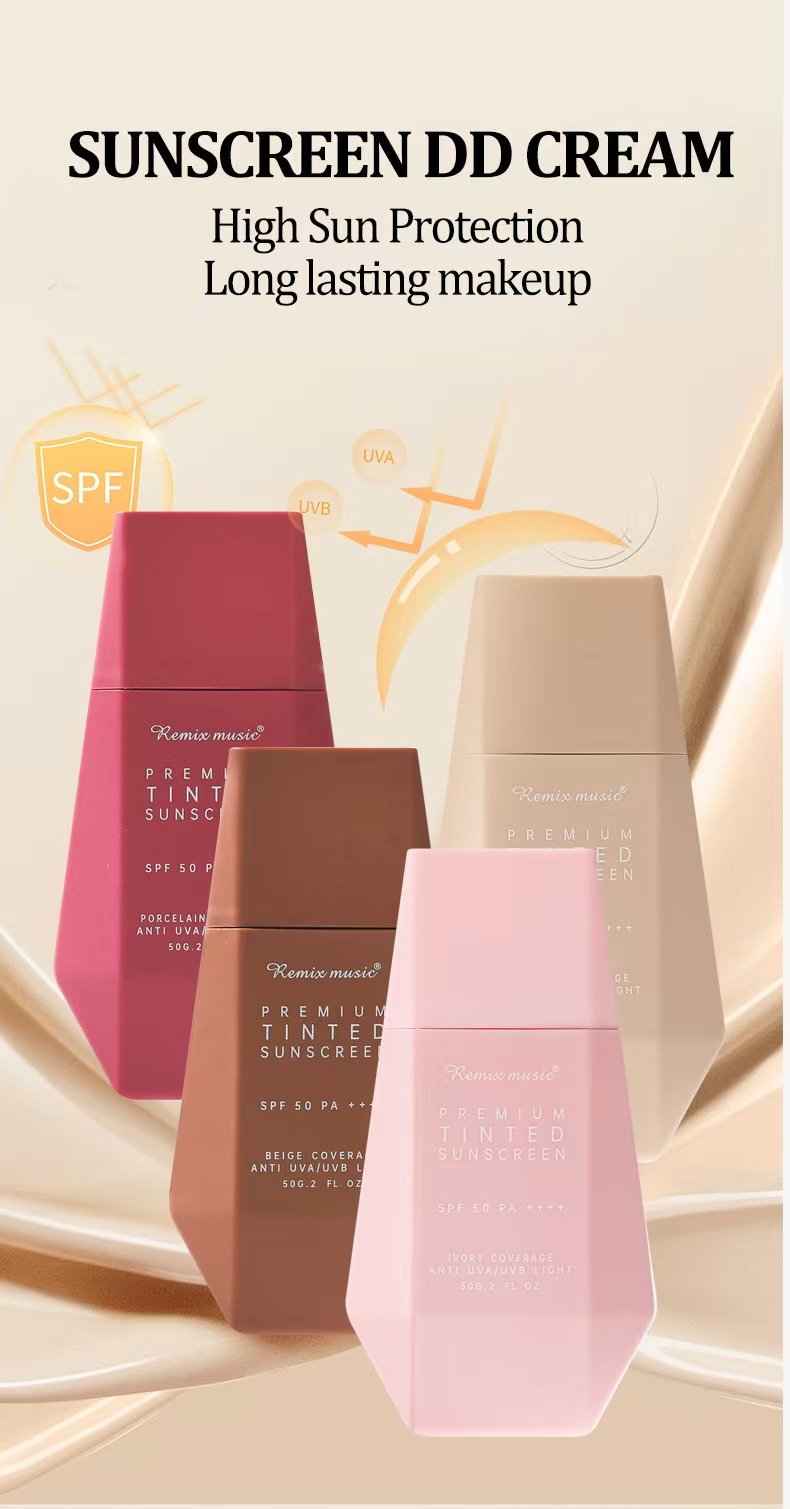 夏季阳光防护隔离保湿补水滋润护肤防晒霜SPF50 PA++++Sunscreen cream详情图1