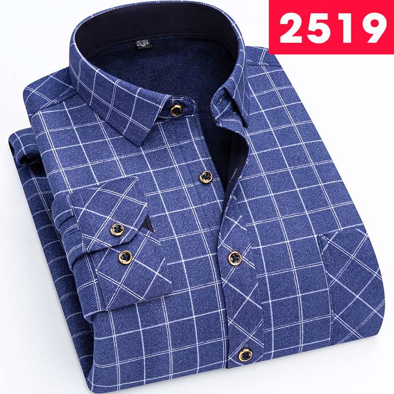 男士格子衬衣保暖衬衫男装休闲商务男士衬衫校服款式多色选择男士格子衬衣