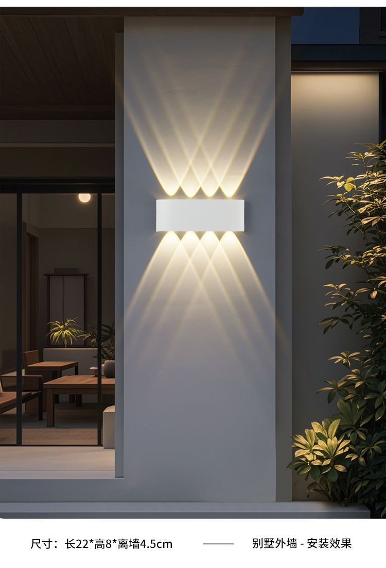 Outdoor wall lamps, wall lamp lighting fixtures, garden lamps, outdoor lighting decoration detail image 7