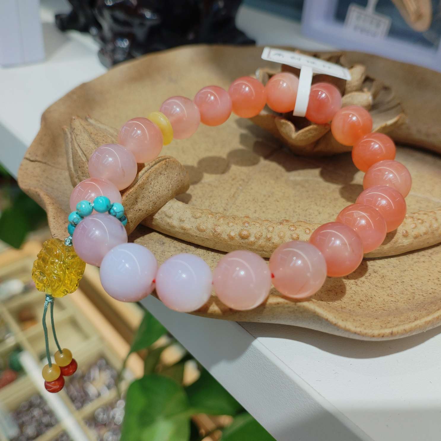 10mm natural crystal bracelet, amber PI Xiu bracelet, jewelry, cinnabar bracelet. Fashionable, simple and versatile. Multiple choices for women detail image 5