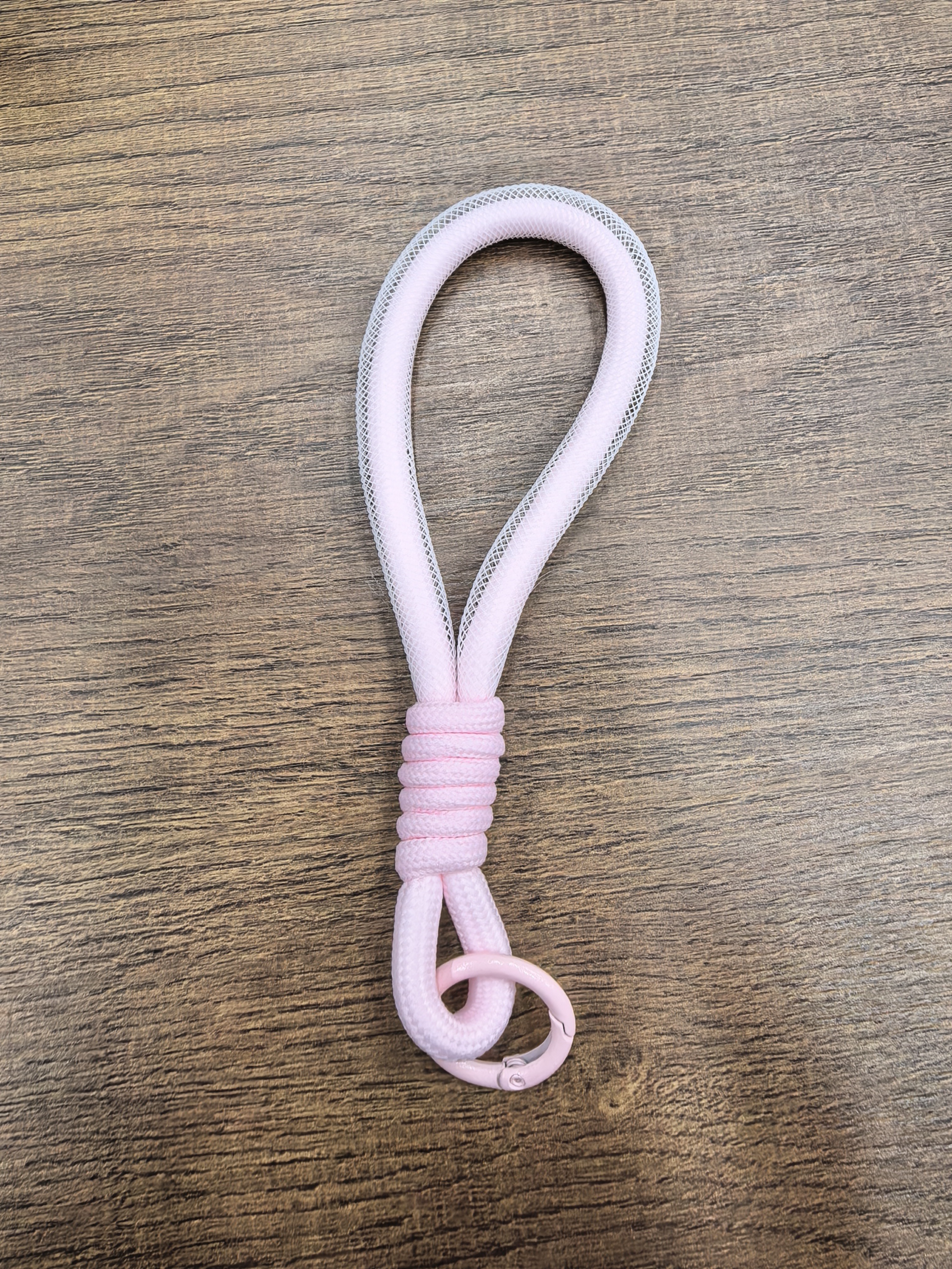 New macaron-colored short woven net bracelet, water cup strap, bag pendant, simple mobile phone pendant