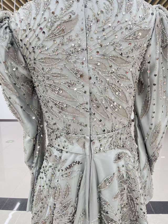 Fabric processing and customization for wedding dresses and evening gowns offer a wide range of fabric options Specification image