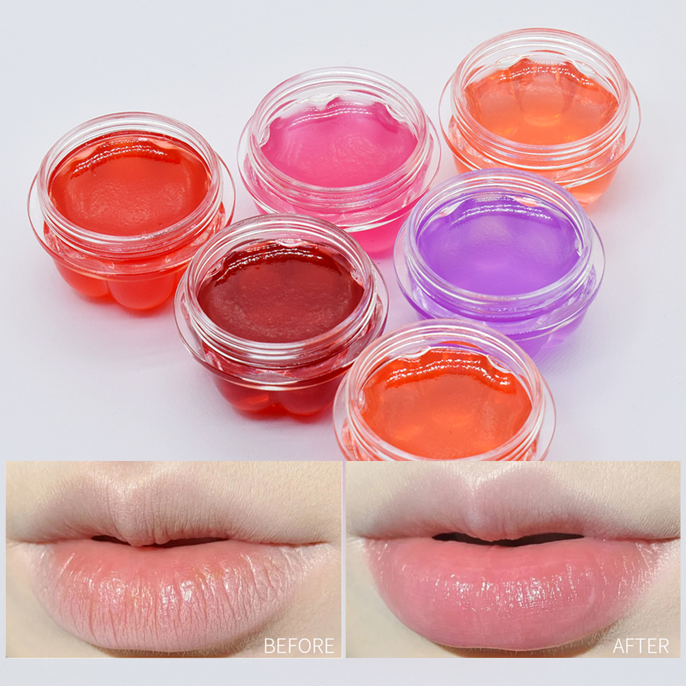 Siguiente bien cross-border venta caliente hidratante reparación exfoliante lápiz labial hidratante fruta sabor lip mask jelly lip balm lápiz labial Specification image