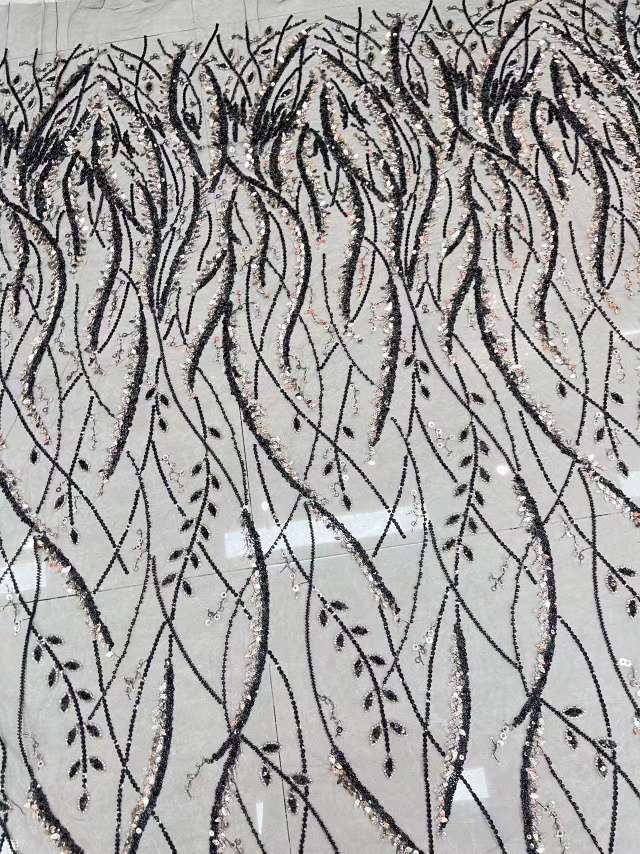 Fabric processing and customization for wedding dresses and evening gowns: A wide range of sequin fabrics to choose from Specification image