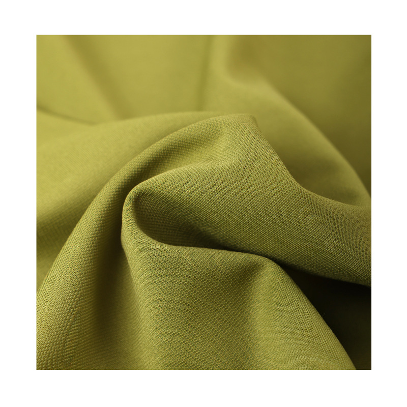75D twisted double-sided elastic Roman fabric 250g soft and skin-friendly women's dress casual wear knitted fabric details Picture