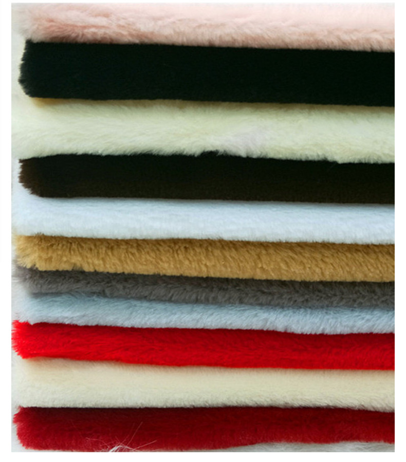 现货小兔毛长毛绒仿兔绒面料服装绒布玩具宠物单边毛绒布料详情8