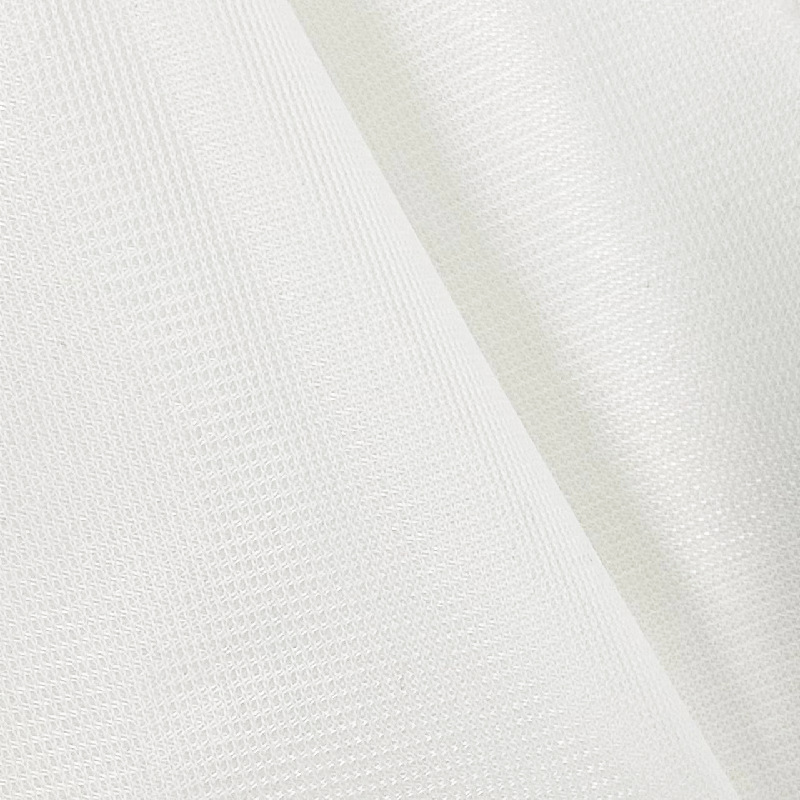 Heat sublimation direct spray warp knitted fabric double permeable heat sublimation direct spray flag 110g semi-gloss warp knitted transfer printed flag fabric