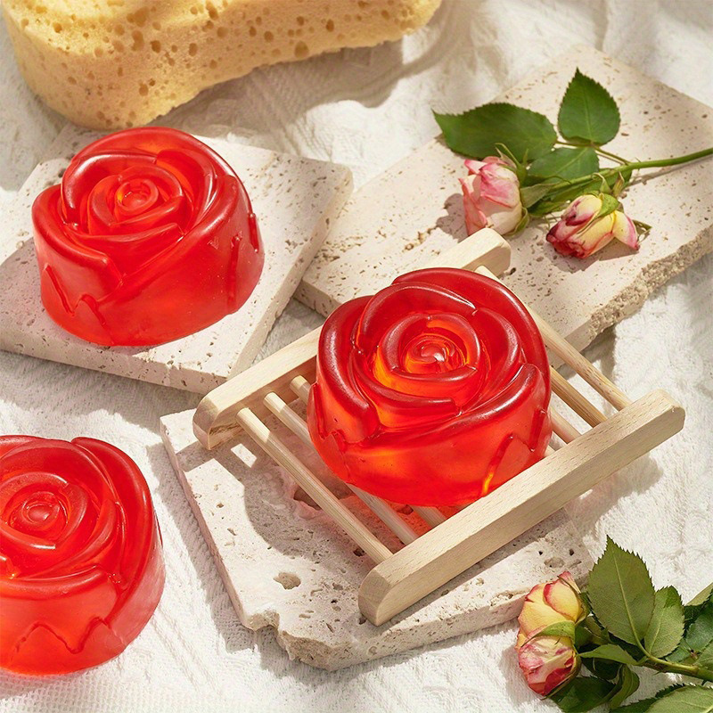 maxi limpiorose rose essential oil Soap is a long-lasting, moisturizing and hydrating handmade soap for washing, bathing and cleansing Item Picture