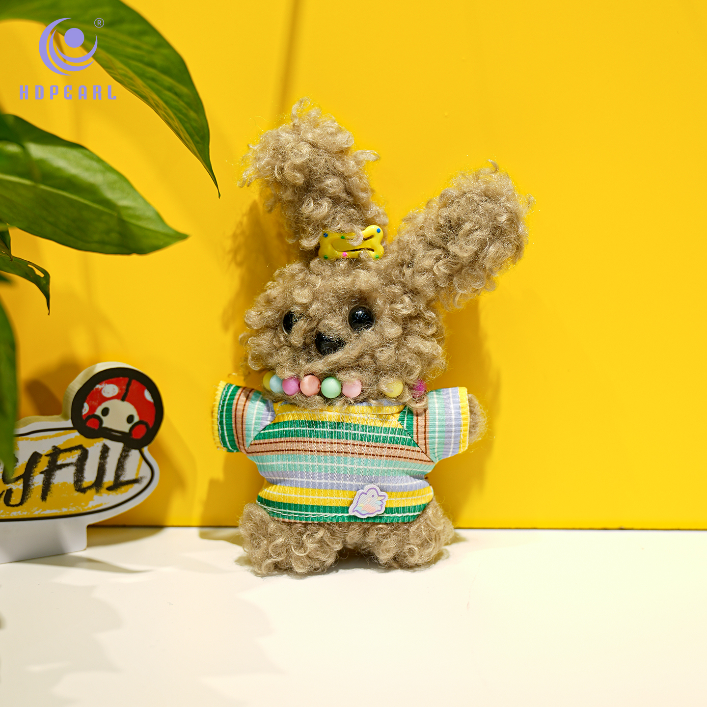 潦草小狗毛绒玩偶西高地可爱公仔书包挂件包包挂饰桌面装饰小摆件