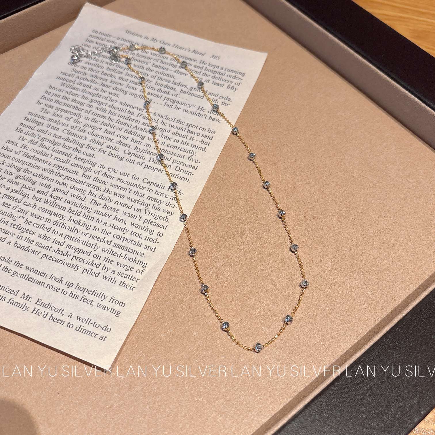 S925通体纯银项链女简约百搭链项饰品潮流首饰产品图