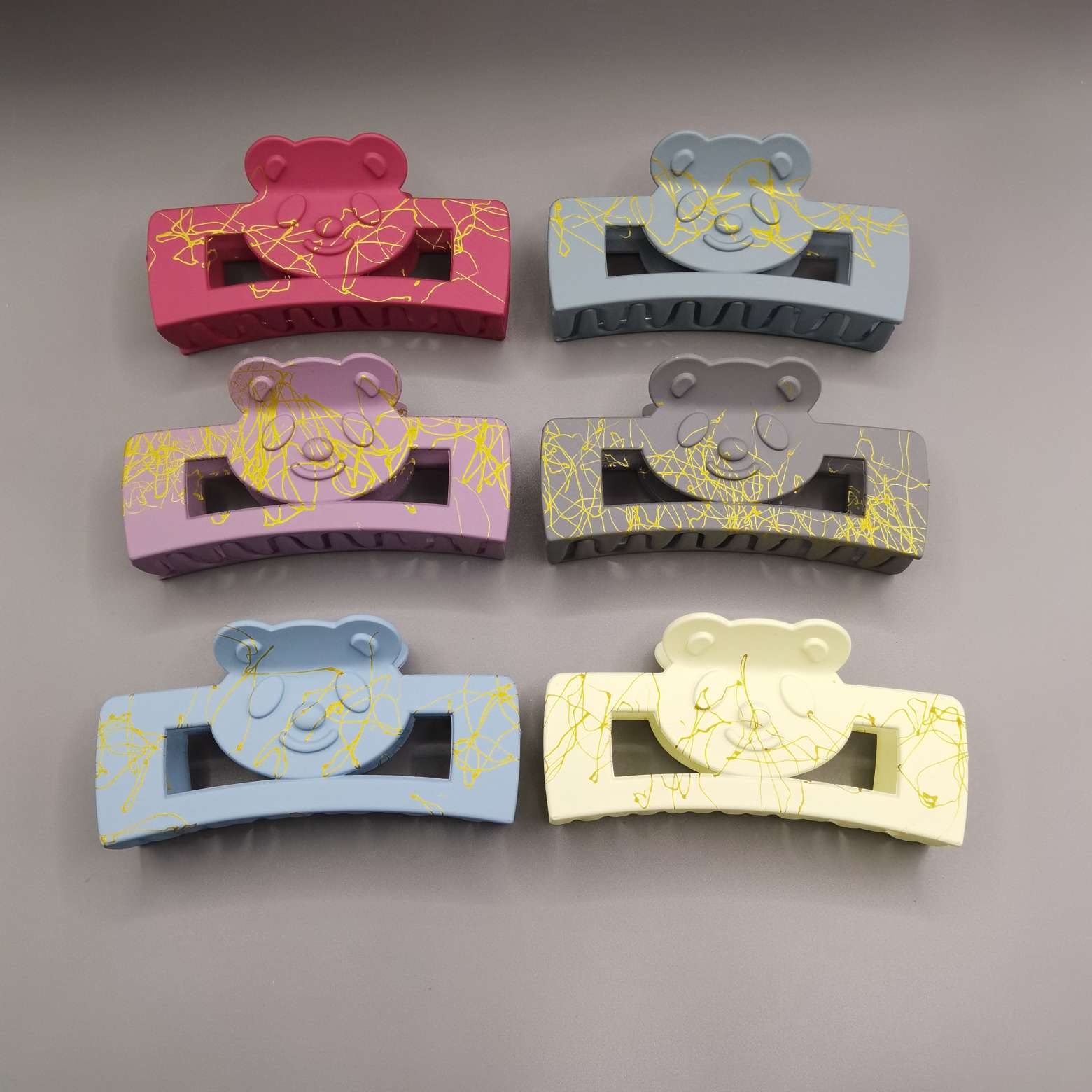 Bright 6-color brushed gripper detail image 2