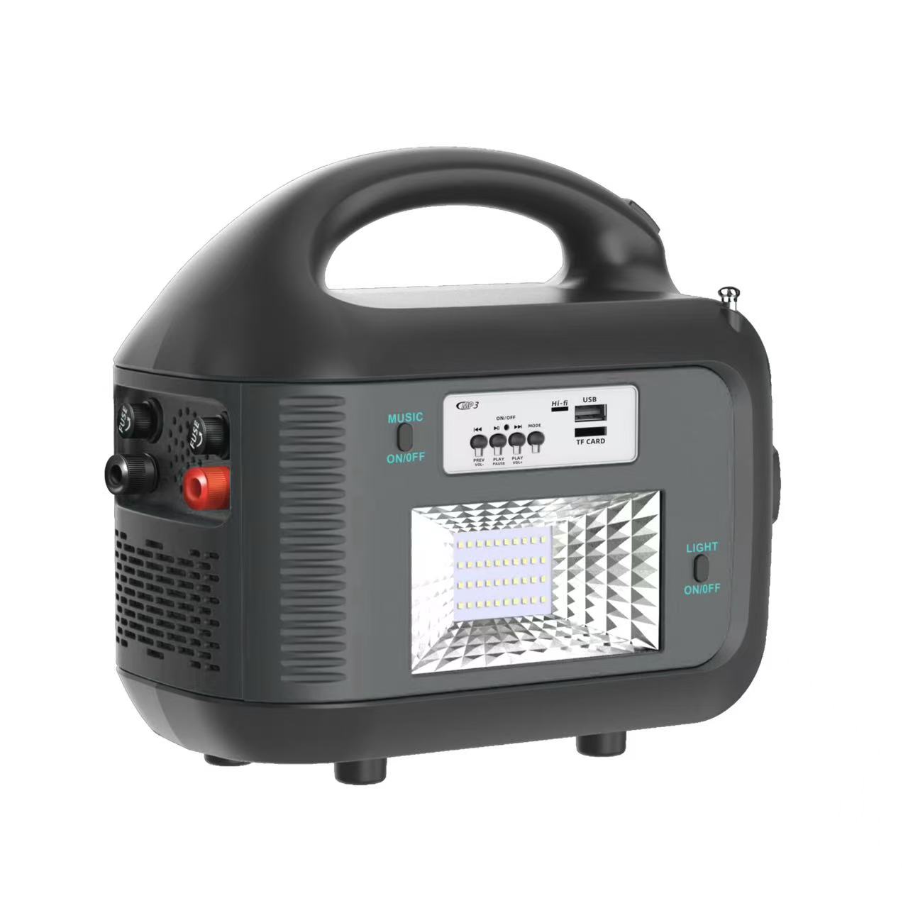 GDLITE/GDMAXX 手提灯 照明系统 可充电太阳能灯 移动应急电源 逆变器 收音机 蓝牙播放器详情3