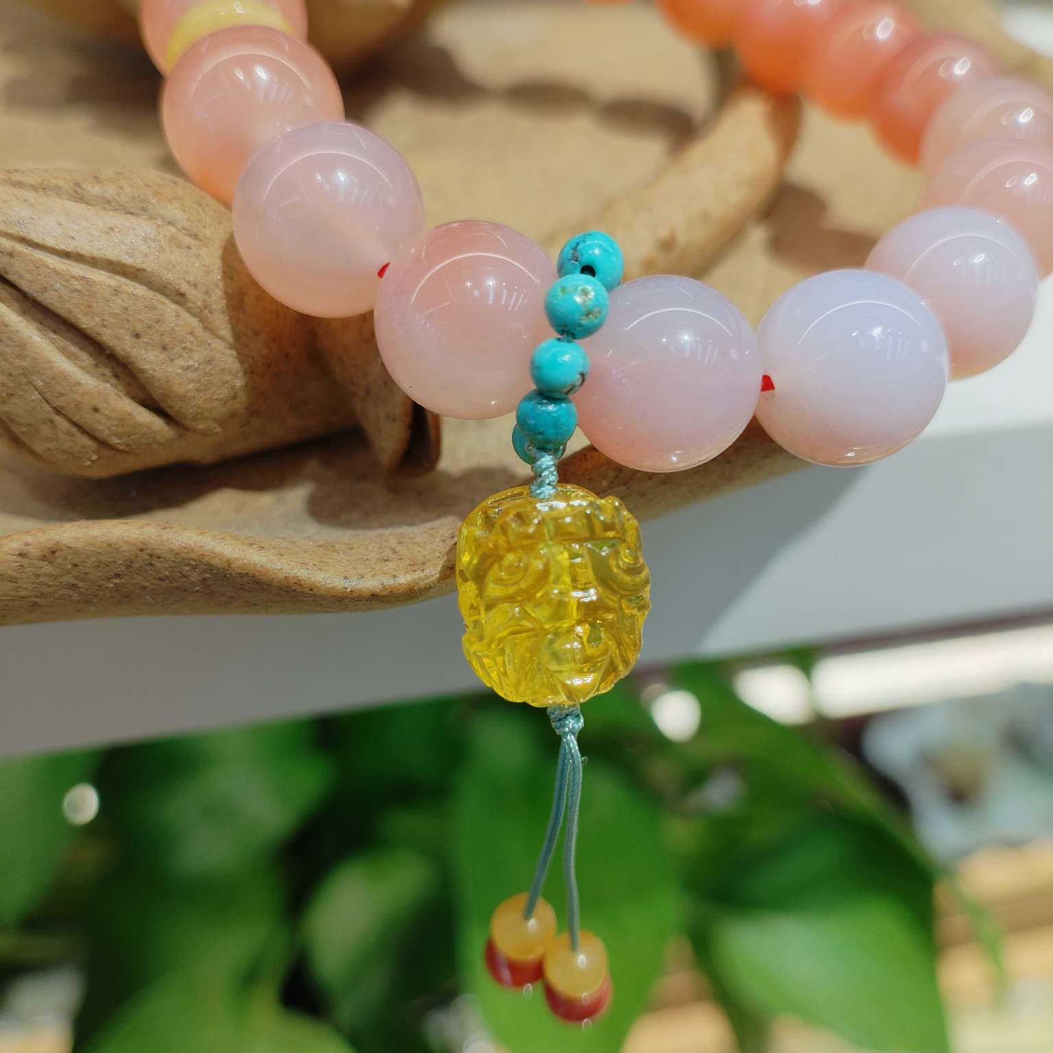 10mm natural crystal bracelet, amber PI Xiu bracelet, jewelry, cinnabar bracelet. Fashionable, simple and versatile. Multiple choices for women detail image 4