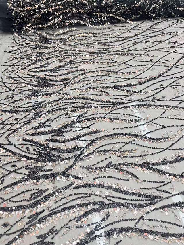 Fabric processing and customization for wedding dresses and evening gowns: A wide range of sequin fabrics to choose from Application Scenario