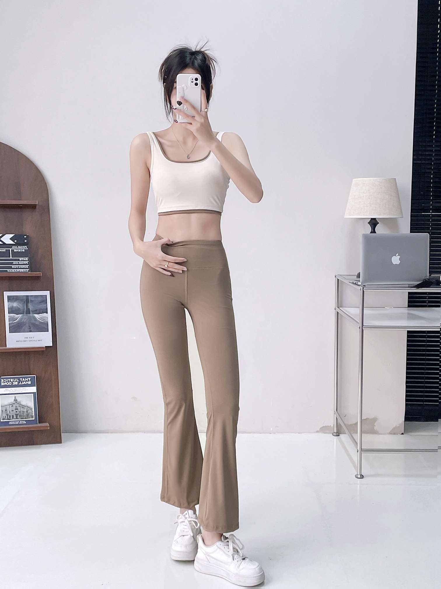 运动户外瑜伽服女紧身健身裤套装休闲运动服 l瑜伽服女款舒适透气产品图