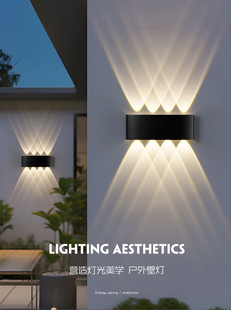 Outdoor wall lamps, wall lamp lighting fixtures, garden lamps, outdoor lighting decoration detail image 5