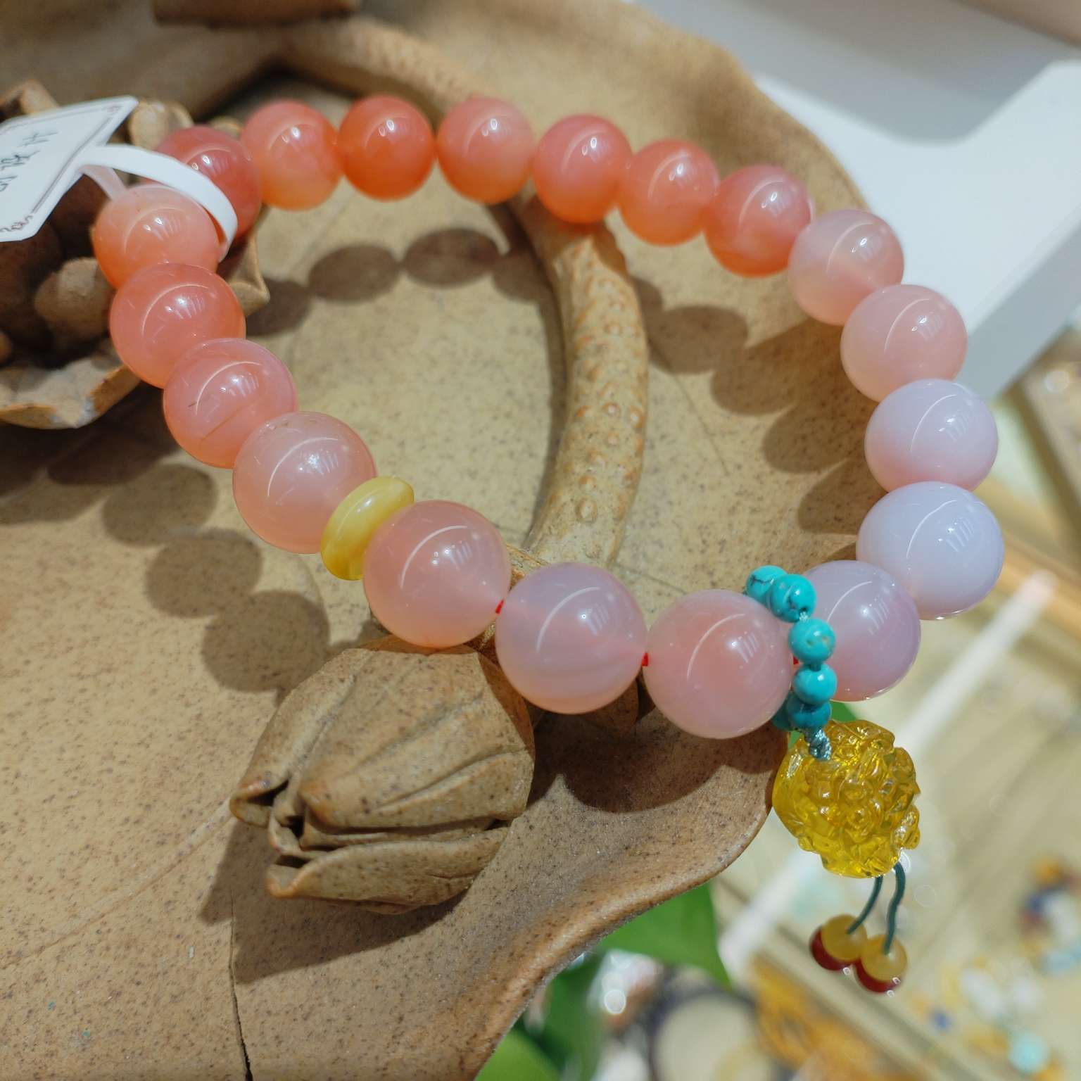 10mm natural crystal bracelet, amber PI Xiu bracelet, jewelry, cinnabar bracelet. Fashionable, simple and versatile. Multiple choices for women Item Picture