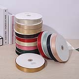 2.5 cm gold weft ribbon clothing accessories bow gift packaging factory direct sales ribbon bow Specification image