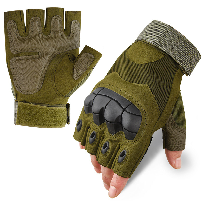 Wholesale of outdoor tactical full-finger gloves, men's cycling, mountain climbing, motorcycle sports, wear-resistant and anti-slip combat protective gloves Item Picture