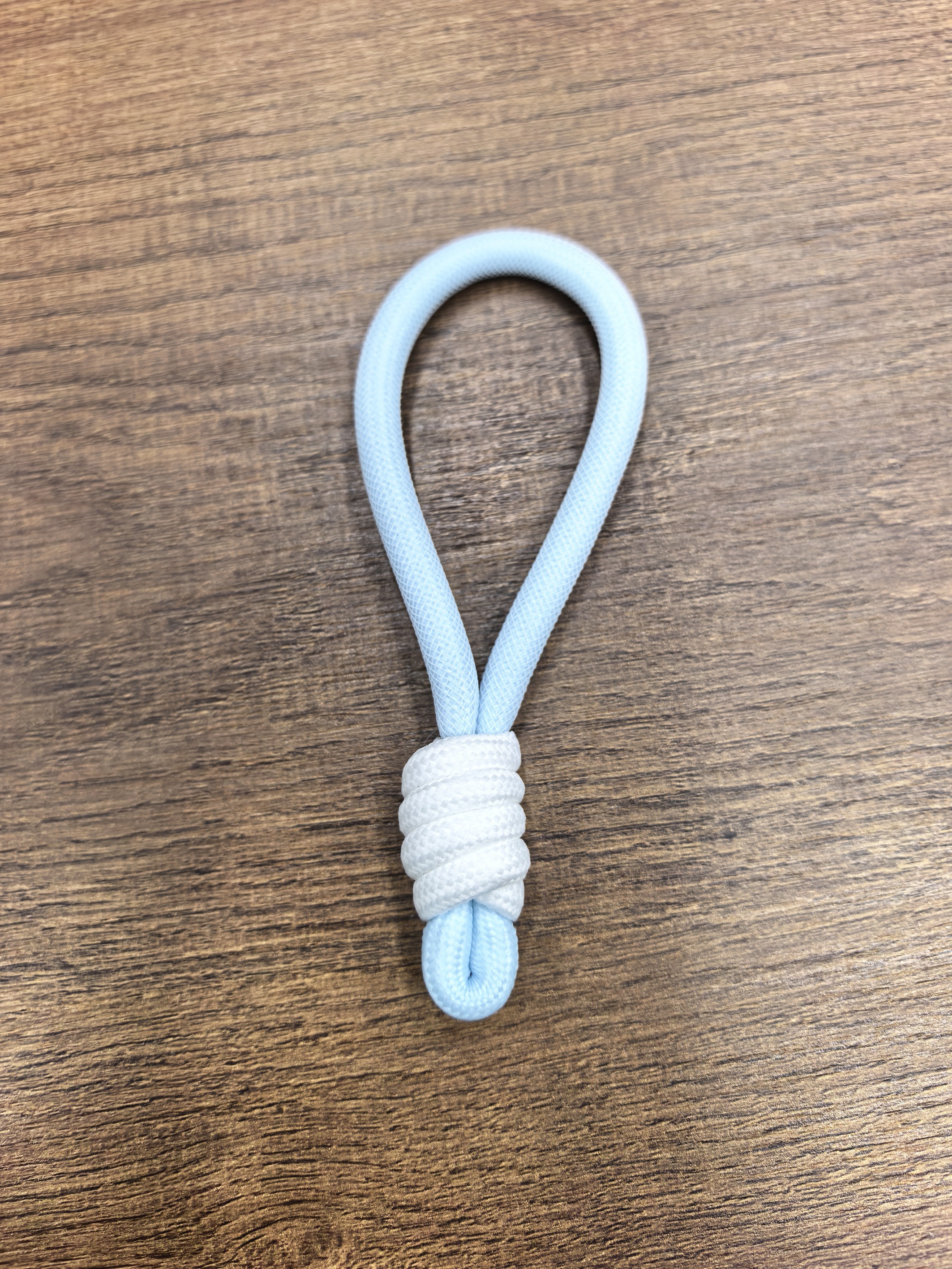 New macaron-colored short woven net bracelet, water cup strap, bag pendant, simple mobile phone pendant detail image 4