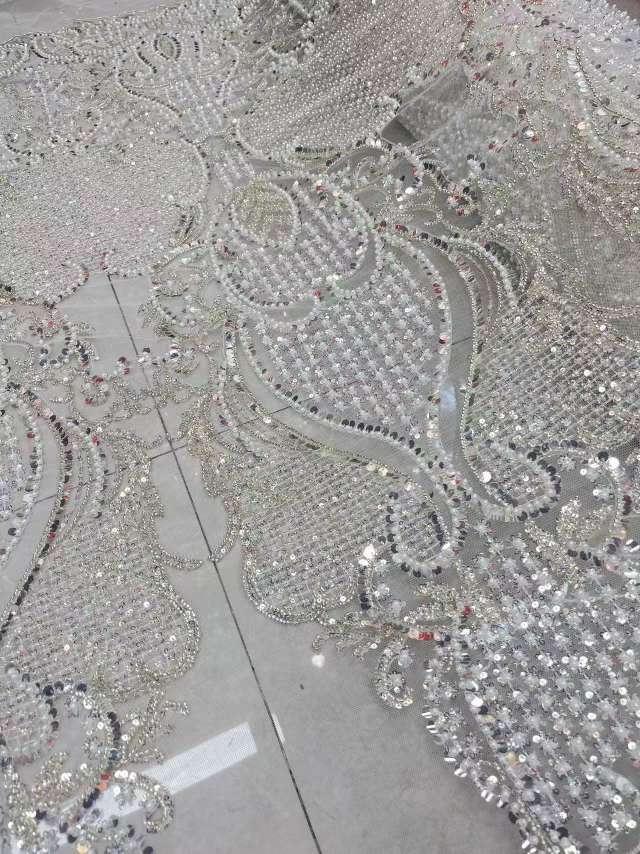 Fabric processing and customization for wedding dresses and evening gowns offer a wide range of fabric options