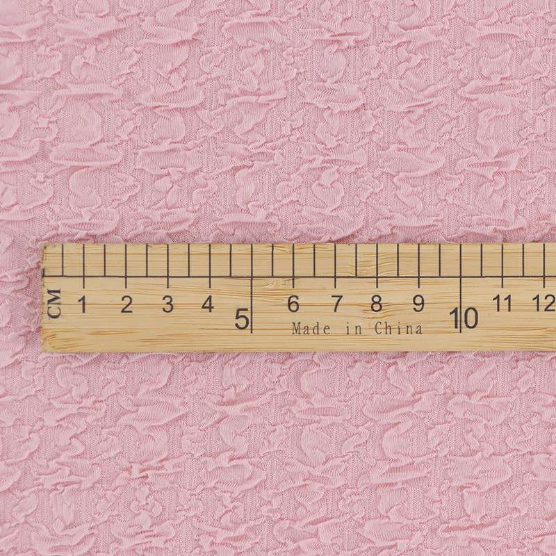 Factory 300g polyester ammonia texture bubble wrinkle suit fabric 75D elastic swimwear sportswear casual swimwear fabric details Picture