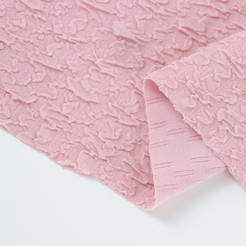 Factory 300g polyester ammonia texture bubble wrinkle suit fabric 75D elastic swimwear sportswear casual swimwear fabric Application Scenario