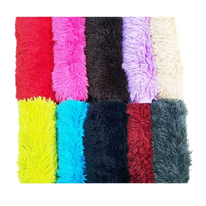 桃皮绒布料卷材/布料/华达呢/布料涤纶/春亚纺白底实物图