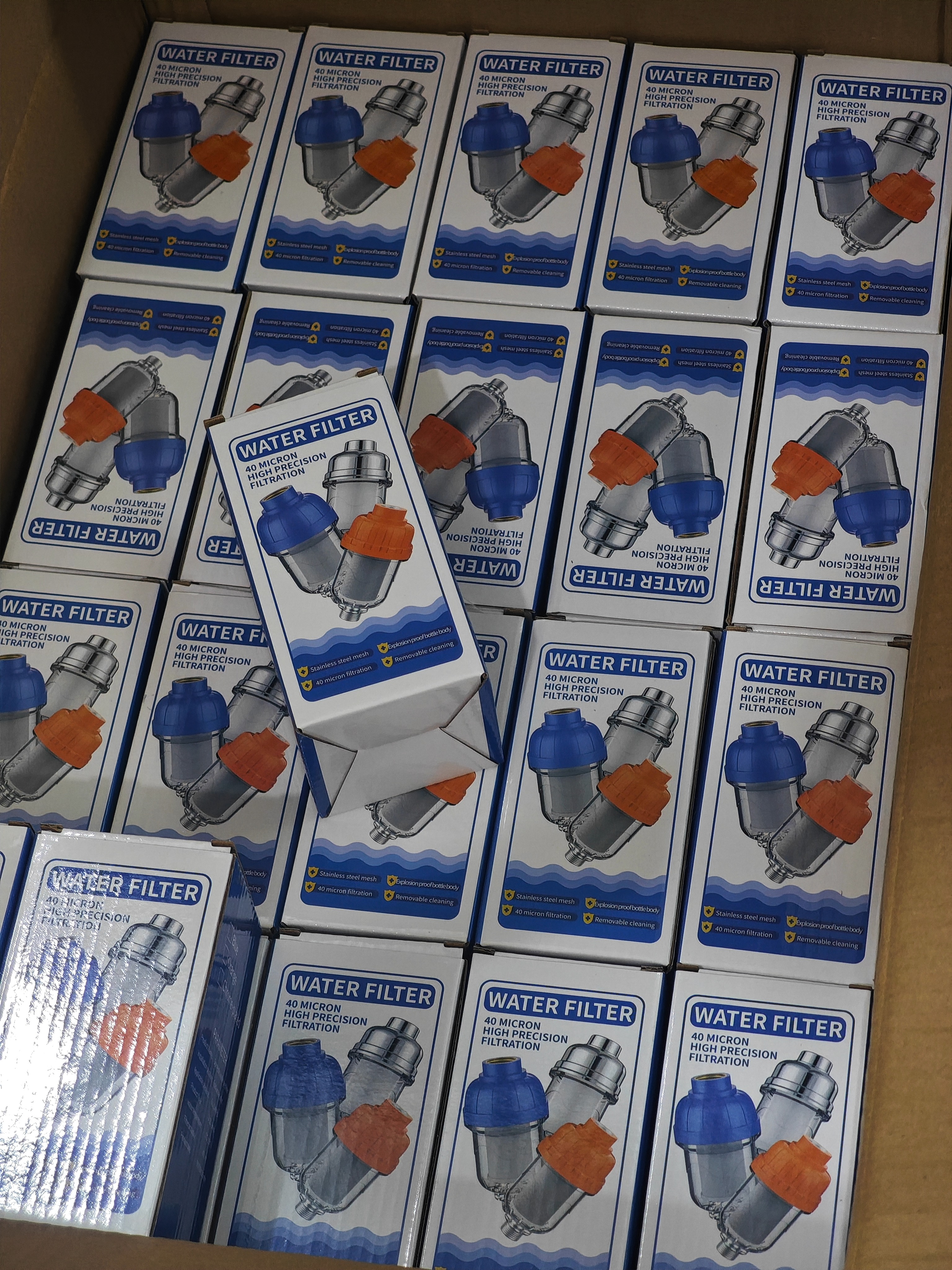 置过滤器热水器家用自来水龙头洗衣机花洒阻水垢不锈钢滤网净水产品图