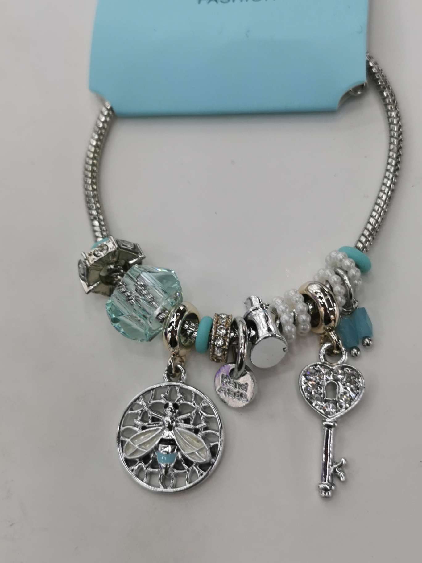 时尚不锈钢手镯沙金铜亚克力晕染手饰简约百搭手环女款潮流饰品