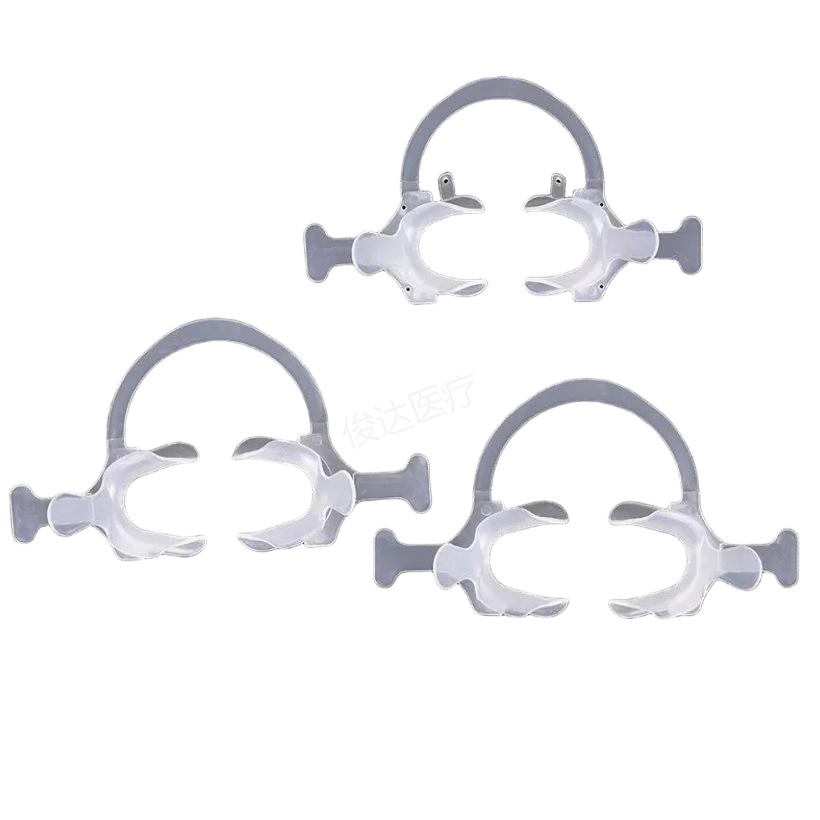 Dental Mouth Opener, High-Temperature And High-Pressure Sterilized C-Shaped Plastic Handle Mouth Opener, Oral Dental Buccal Retainer details Picture