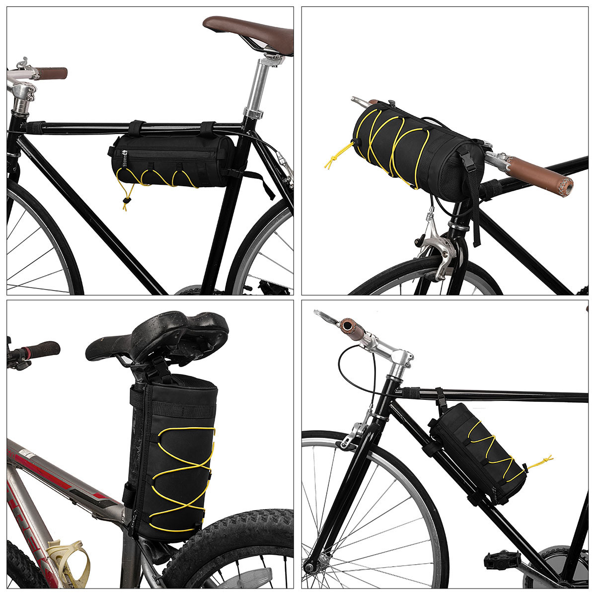 Mountain bike, bicycle front bag, multi-functional waterproof crossbody bag, outdoor cycling waterproof bike bag, mountain bike front bag pic 4