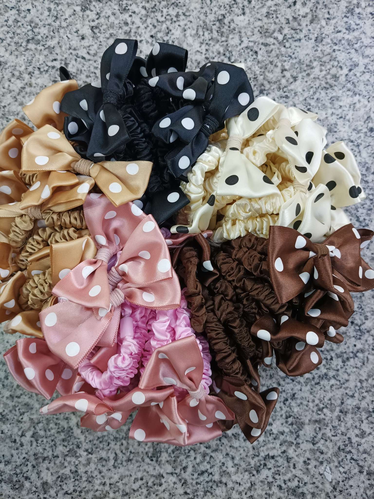 时尚饰品大肠真丝绒发圈头绳发饰发圈头饰简约百搭发夹发带女款