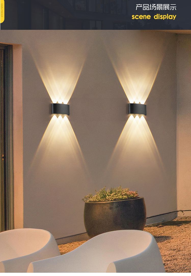 Outdoor wall lamps, wall lamp lighting fixtures, garden lamps, outdoor lighting decoration detail image 16