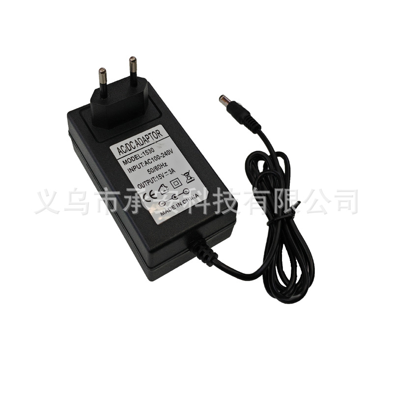 High-quality wall-plug 15V3A power adapter, LED, etc. are adjusted to the light strip monitoring power supply with a full power of 45 detail image 5