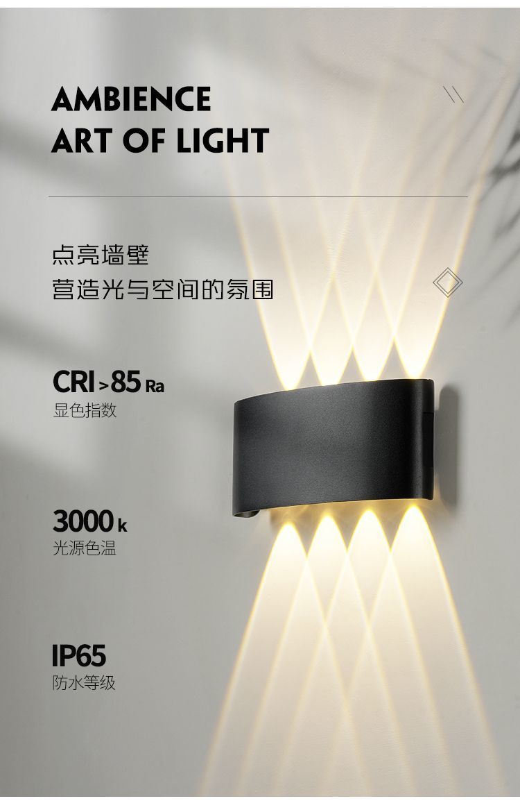 Outdoor wall lamps, wall lamp lighting fixtures, garden lamps, outdoor lighting decoration detail image 6