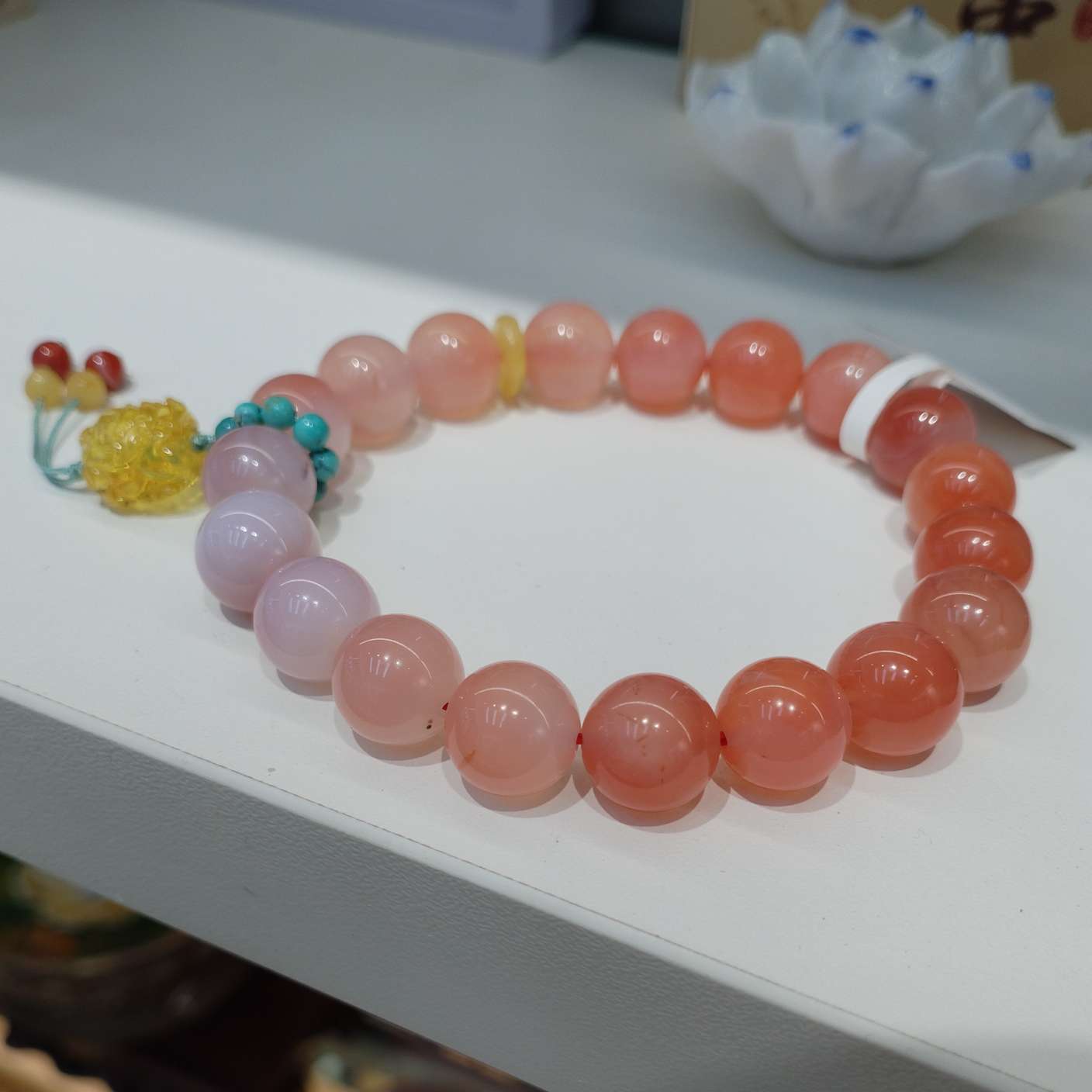 10mm natural crystal bracelet, amber PI Xiu bracelet, jewelry, cinnabar bracelet. Fashionable, simple and versatile. Multiple choices for women detail image 3