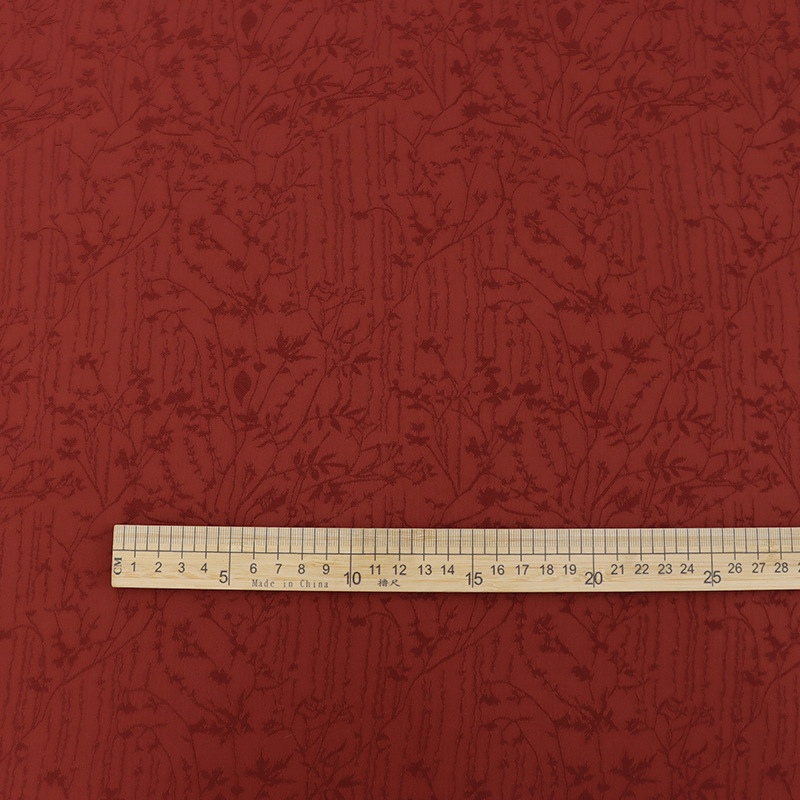Wholesale woven faux acetic acid dark-patterned jacquard fabric, faux silk Chinese-style starlight striped jacquard fashion cheongsam and shirt fabric details Picture