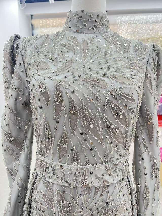Fabric processing and customization for wedding dresses and evening gowns offer a wide range of fabric options