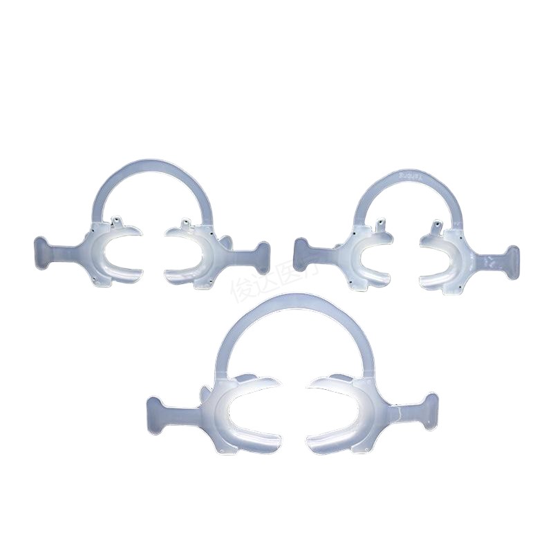 Dental Mouth Opener, High-Temperature And High-Pressure Sterilized C-Shaped Plastic Handle Mouth Opener, Oral Dental Buccal Retainer Specification drawing