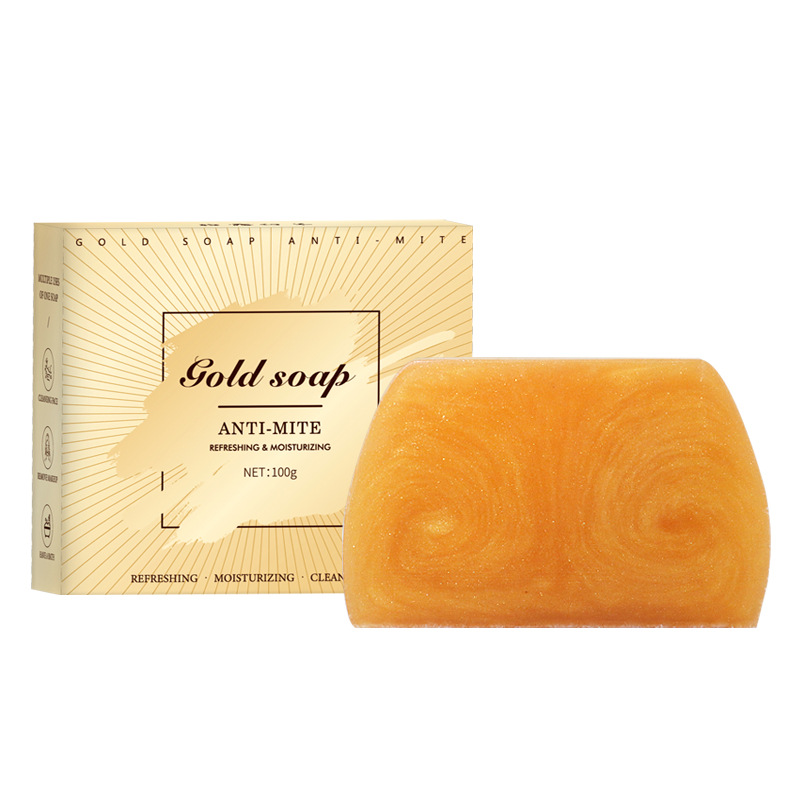 maxi limpio黄金皂手工皂洁面沐浴洗脸洗澡精油皂净螨黄金皂