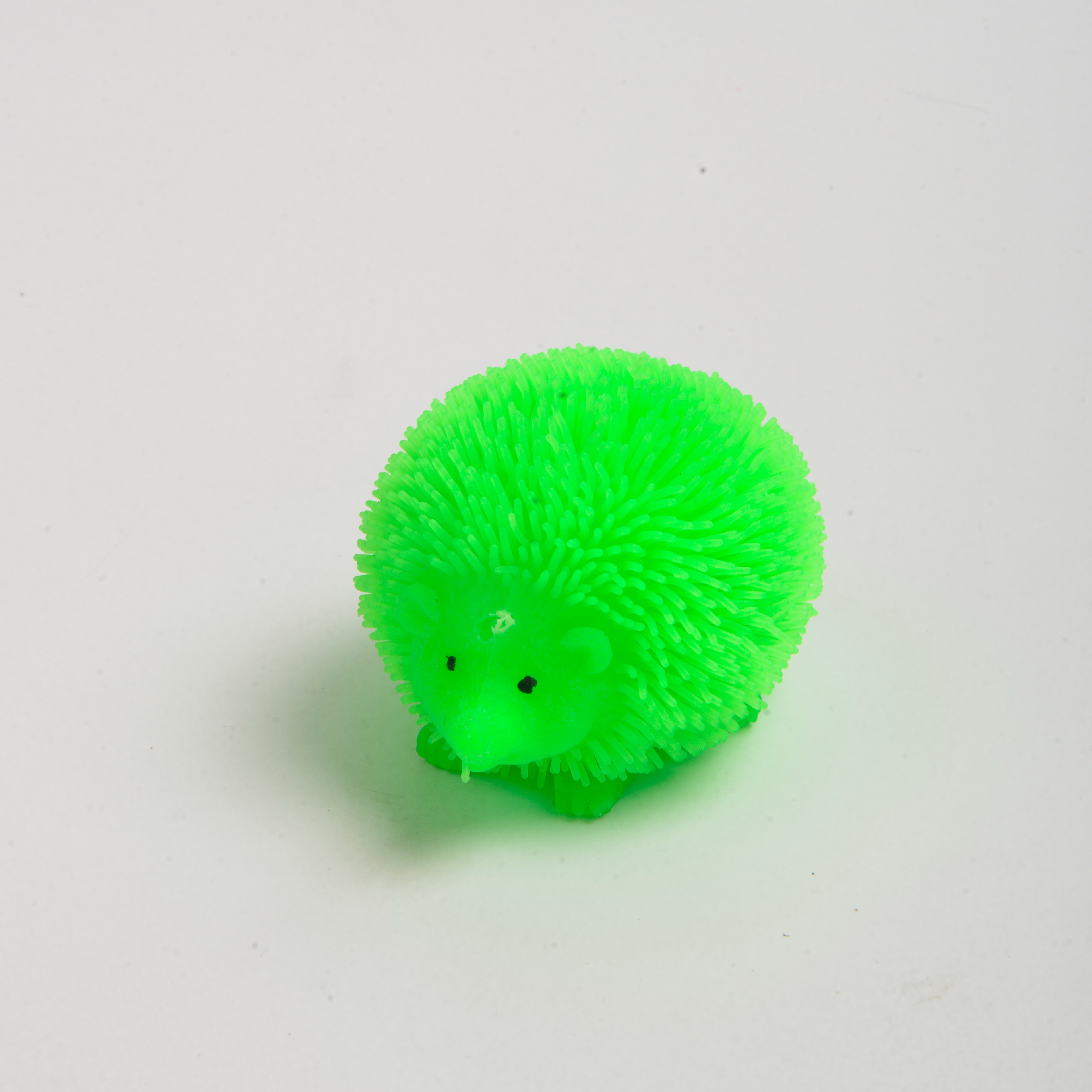 Factory Direct Sale Flashing Furry Ball TPR Plastic Toy Flashing Hedgehog Night Market Stall Wholesale Supply Specification drawing
