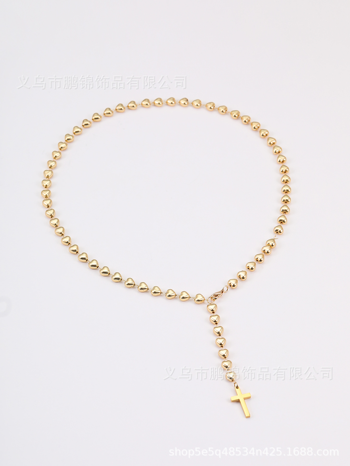 欧美跨境饰品 十字架吊坠项链女时尚小众轻奢高级感首饰配饰项饰详情13