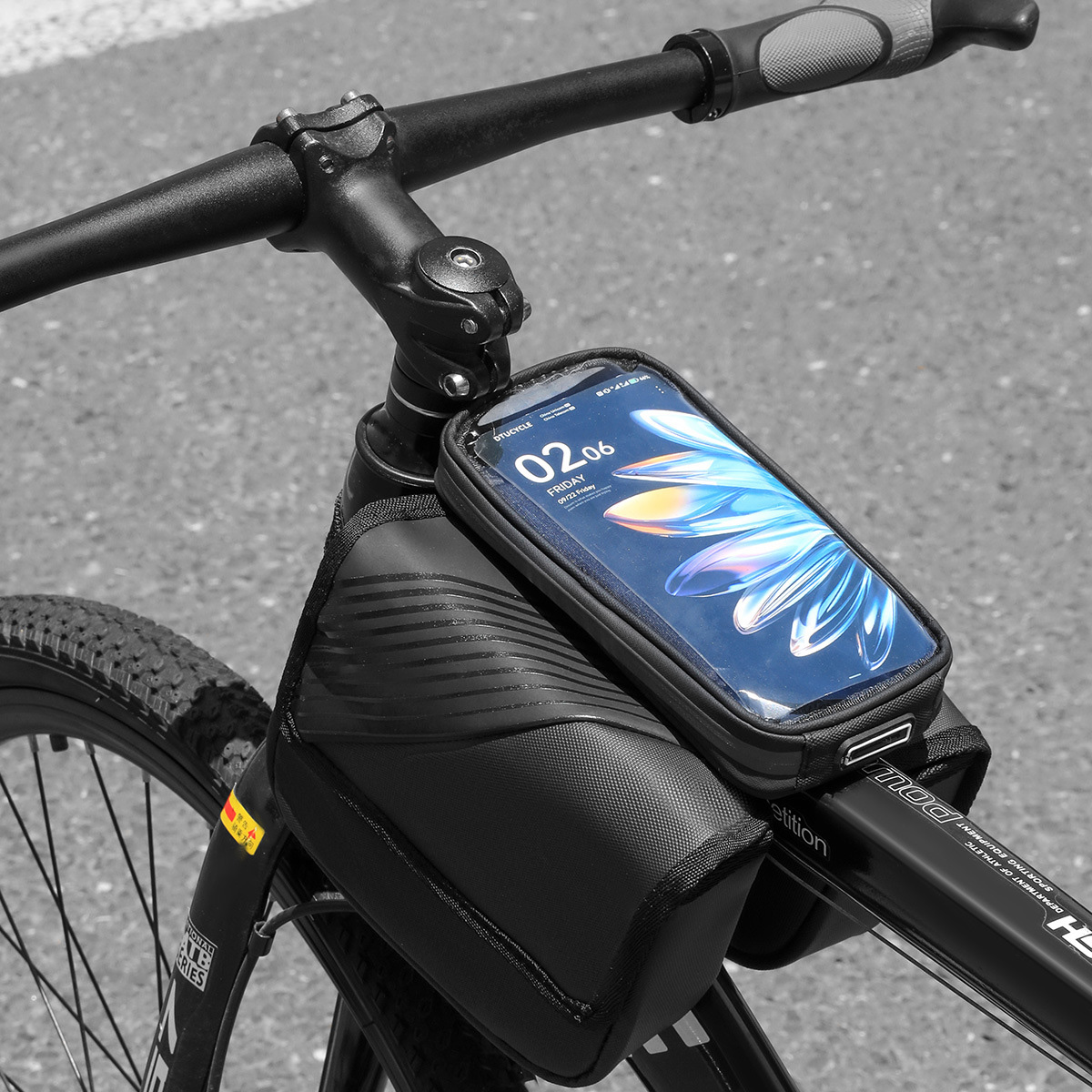 Cycling equipment: bicycle bag, mountain bike, double-sided bag, hard shell, waterproof, large-capacity storage pic 7