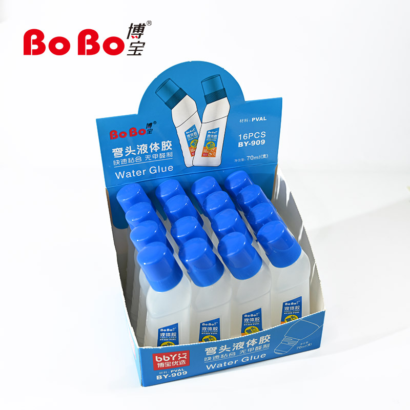 BY-909 Strong Brush Glue 70ml, student-specific, environmentally friendly, fast bonding, easy to use, odorless, and free of formaldehyde full figure