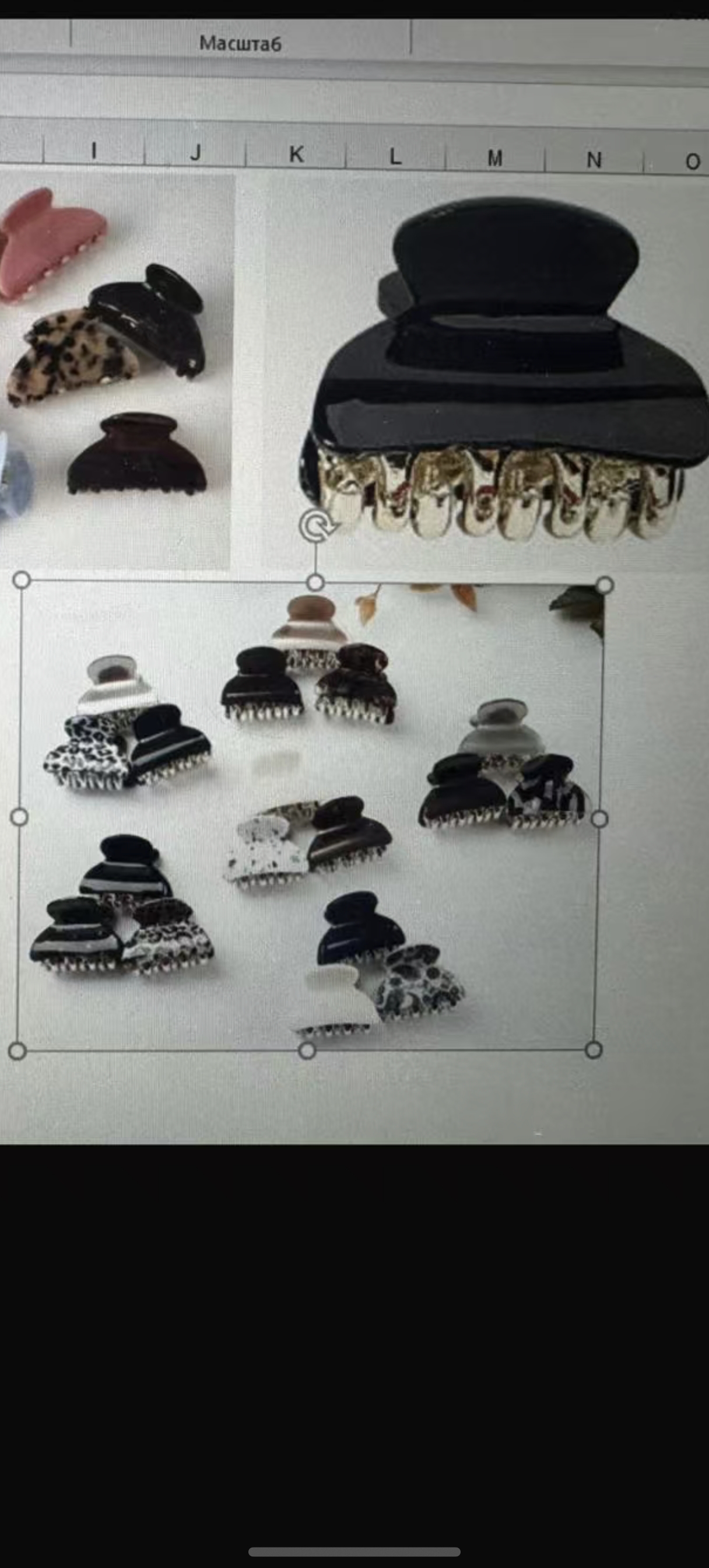 {伊莎饰品} 亚克力材质 时尚 优雅 简约 气质 弹簧夹 一字夹 中号发夹 {12个装}  型号 261发夹醋酸发饰发夹
