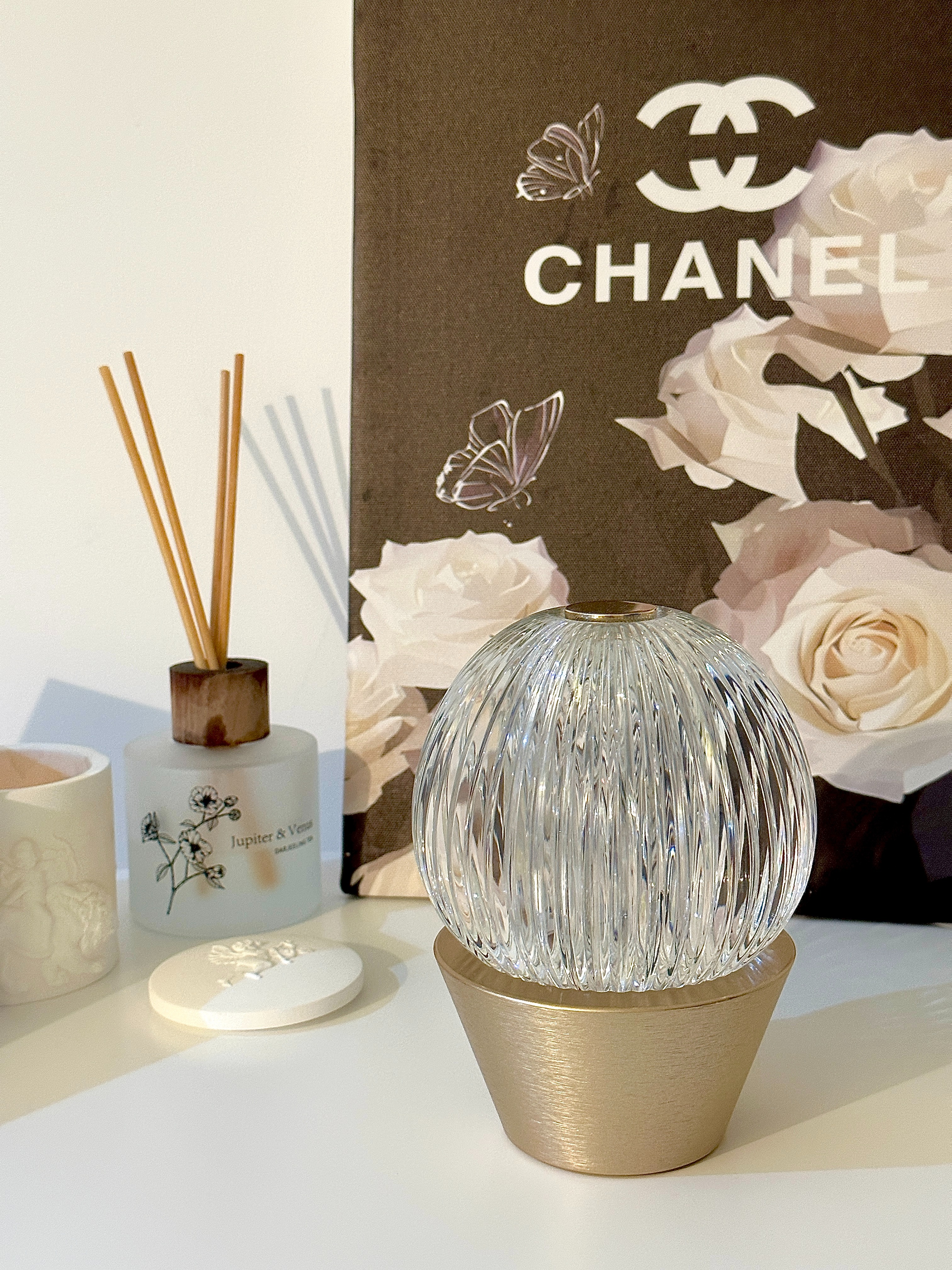 Creative desk lamps, home acrylic ambient lights, night lights, decorative lights, ornaments, acrylic creative desk lamps Specification drawing