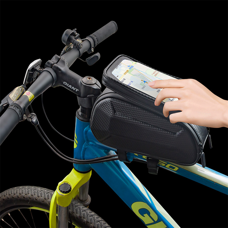 Bicycle hard shell eva front beam pipe cover, outdoor riding road saddle cover, waterproof cover, EVA material mountain bike Specification image